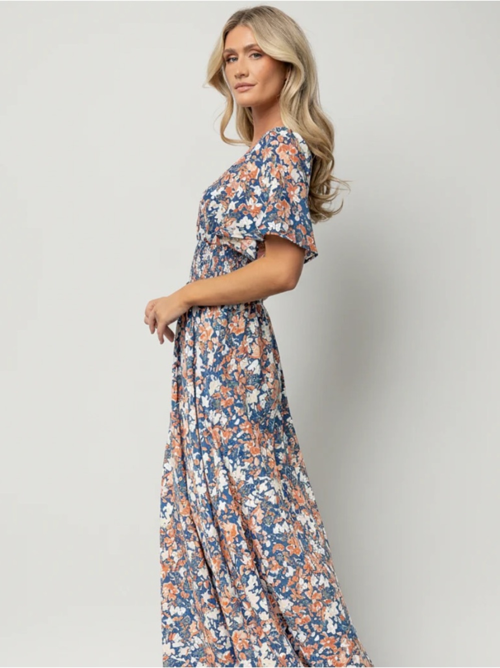 Baltic Born Verona Floral Smocked Maxi Dress